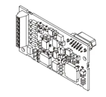 Analog uitgangen optiekaart, 2-channels, -/+10 V (11-bit signed)