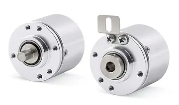Incrementele encoder, behuizing 36 mm, volle of holle as 6 mm 