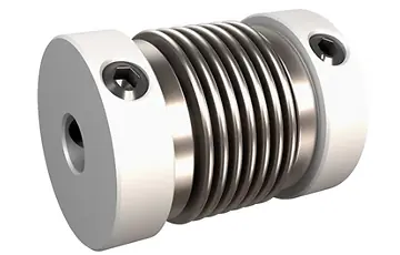 Balgkoppeling: 12 mm diameter, 22 mm lang, klemnaaf