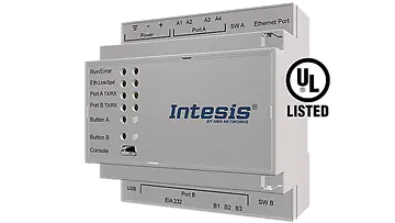 Samsung NASA VRF systems to Modbus TCP/RTU Interface - 8 units