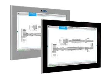 Panel Monitor MQ200 met roestvrijstalen TrueFlat frontpaneel