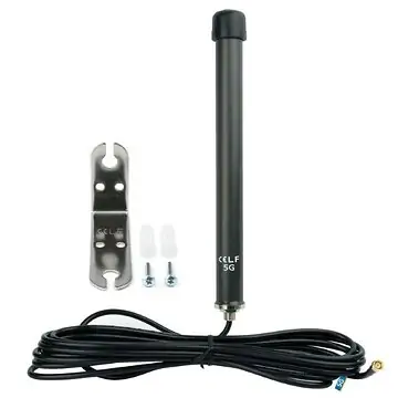 4G Fixed mount antenna, 2-4, 64dBi, 5m CELF200 cable, SMA-M