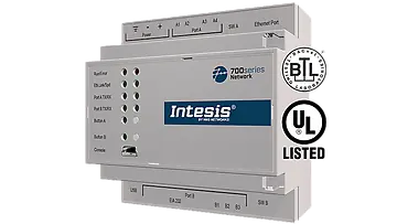Intesis protocol translator with KNX, Serial and IP support - 1200 points